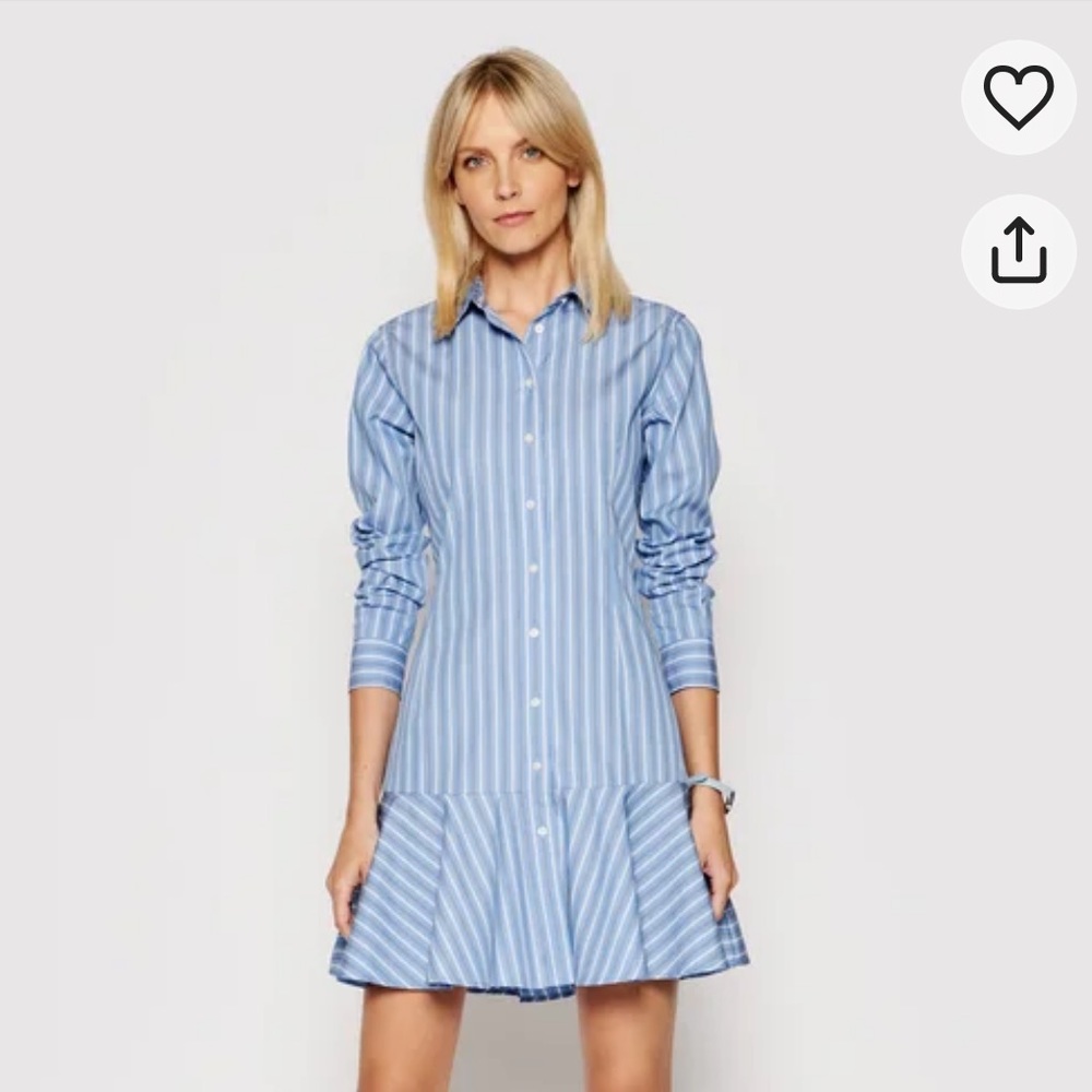 Blue/White Striped Ralph Lauren Dress